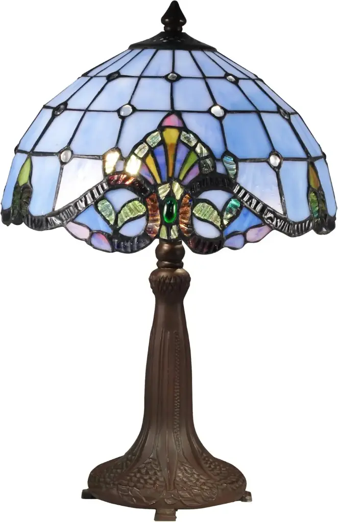 Lámpara De Mesa Barroca Azul Dale Tiffany - Multicolor Talla Única | 20258137167 TRG188066472