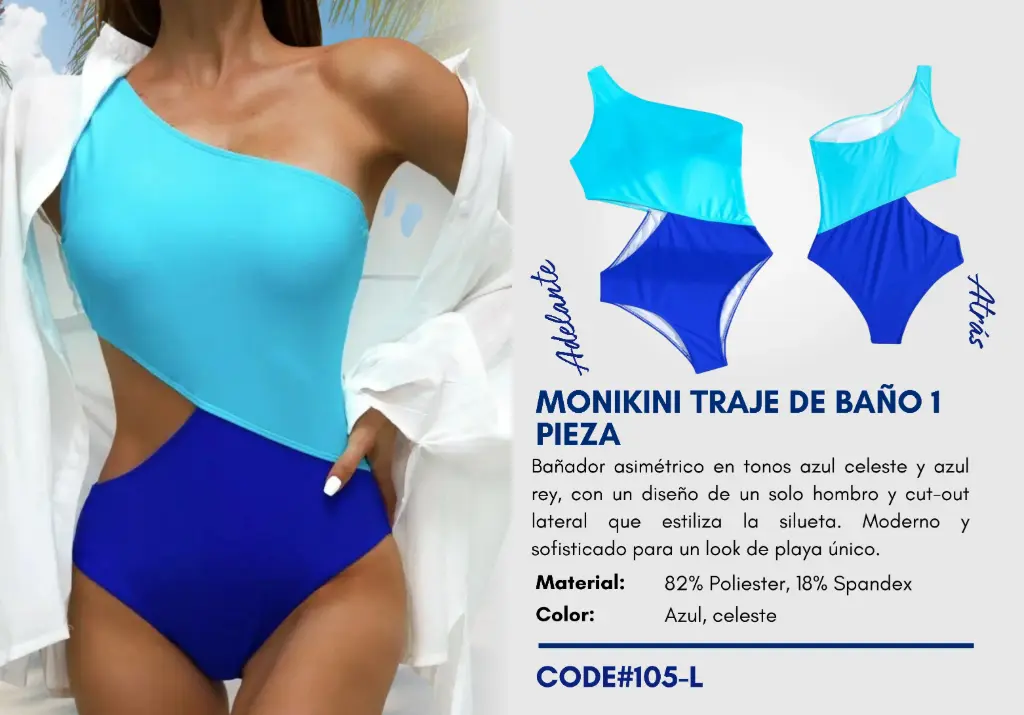 Traje de Baño Para Mujer Large Superior Swim L-105