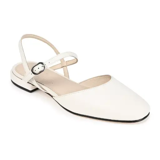 [Journee Signature Womens Amannda Ballet Flats - WHITE 7 MEDIUM]  BAILARINAS AMANNDA PARA MUJER DE JOURNEE SIGNATURE - BLANCO 7 MEDIANO | 194593740518 TRG187602117
