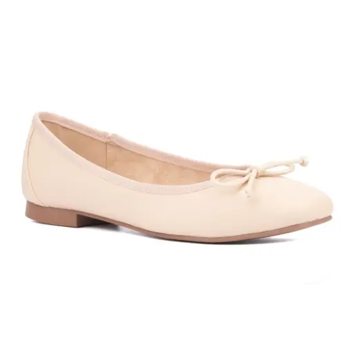 [New York & Company Womens Paulina Ballet Flats - NUDE 10 MEDIUM] Bailarinas Paulina Para Mujer De New York & Company - Nude 10 Medium | TRG192761613