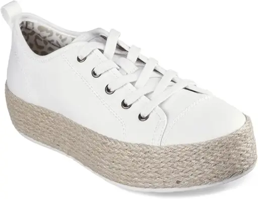 [Bobs From Skechers Skechers Bobs Sesame Sun Dazing Womens Sneakers - OFF WHITE 8 1/2 MEDIUM] Bobs De Skechers Zapatillas Skechers Bobs Sesame Sun Dazing Para Mujer - Blanco Rojo 8 1/2 Mediano | 197627317731 TRG187797986