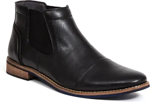 [Deer Stags Mens Argos Block Heel Chelsea Boots Wide Width - Black Blue 13 Wide] Botas Chelsea De Tacón Cuadrado Argos Para Hombre, De Deer Stags, De Ancho Ancho, Color Negro Y Azul, 13 De Ancho | 703022146465 TRG187601079