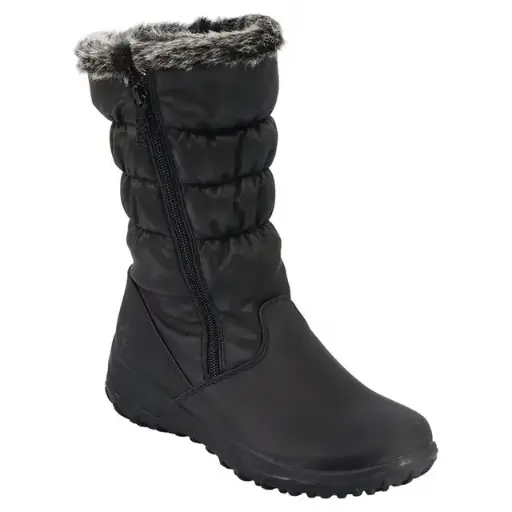 [Totes Womens Henrique Cold Weather Zipper Ankle Winter Boot] Botas De Invierno Con Cremallera Al Tobillo Henrique Para Mujer De Totes | 196064234908 TRG187799083