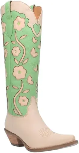 [Dingo Womens Goodness Gracious Block Heel Cowboy Boots - SAND 6 MEDIUM] Botas Vaqueras De Tacón Cuadrado Dingo Goodness Gracious Para Mujer - Arena 6 Mediano | TRG185046050