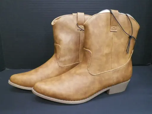 [Arizona Womens Meyer Flat Heel Booties - COGNAC 9 MEDIUM] Botines De Tacón Plano Meyer Para Mujer De Arizona - Cognac 9 Medium | R1N0000007Q4M9 TRG187600759