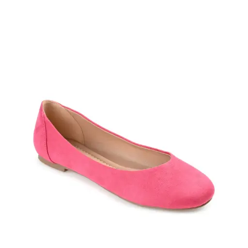 [Journee Collection Womens Kavn Ballet Flats - Fuchsia 8 Medium] Colección Journee Bailarinas Kavn Para Mujer - Fucsia 8 (Talla Mediana) | 194593881402 TRG187860189
