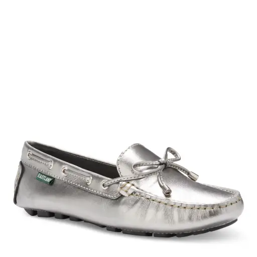 [Eastland Womens Marcella Slip-On Shoe - SILVER 9 1/2 MEDIUM] Eastland Marcella - Zapato Sin Cordones Para Mujer - Plata 9 1/2 Mediano | TRG192803899