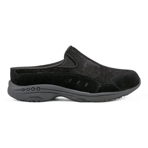 [Easy Spirit Womens Golden Slip-On Shoe - BLACK 9 1/2 WIDE] Easy Spirit - Zapato Sin Cordones Dorado Para Mujer - Negro, 9 1/2 Ancho | 196825252752 TRG187862876