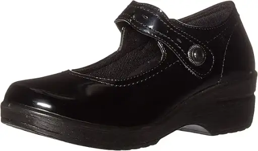 [Easy Works By Easy Street LETSEE WW - Black Patent 8 1/2 Extra Wide] Easy Works De Easy Street Letsee Ww - Patente Negra De 8 1/2 Pulgadas Extra Ancha | 193073242535 TRG187860830
