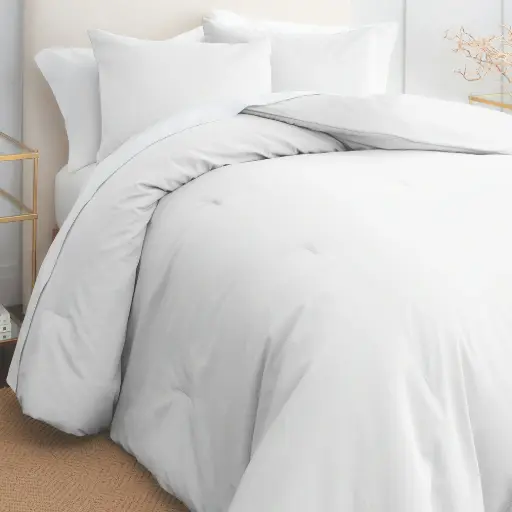 [Gaiam Organic Cotton Comforter - WHITE ONE SIZE] Edredón De Algodón Orgánico Gaiam - Blanco Talla Única | 840380904587 TRG178570217