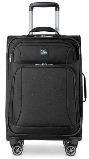 [Skyway Chesapeake 4.0 Softside 20" Lightweight Luggage BLACK ONE SIZE] Equipaje Ligero Skyway Chesapeake 4.0 Softside De 20 Pulgadas, Color Negro | 19655346104 19655346104