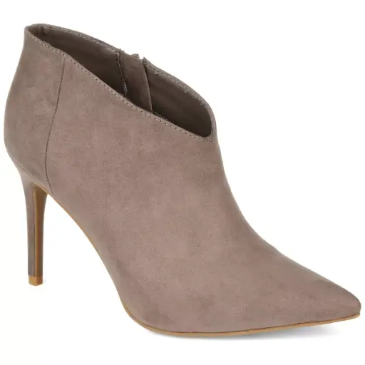 [Journee Collection Womens Demmi Stiletto Heel Booties - TAUPE 7 1/2 MEDIUM] Journee Collection Botines Demmi Con Tacón De Aguja Para Mujer - Taupe 7 1/2 Mediano | 52574700015 TRG187860329