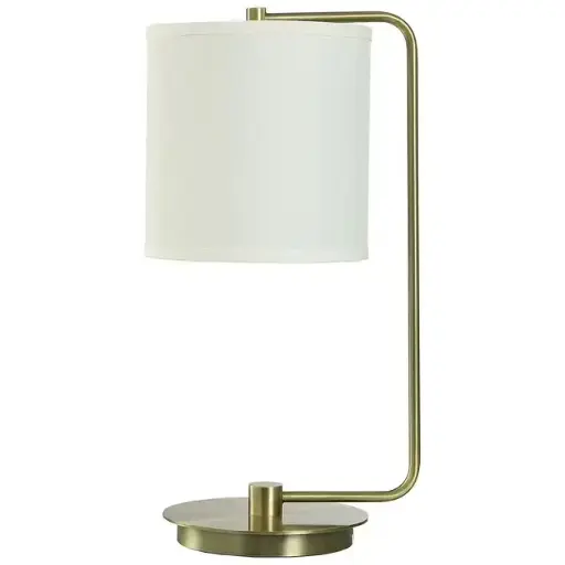 [Collective Design By Stylecraft Brass Finish Metal Desk Lamp TL330777FJCDS - ANTIQUE BRASS TONE ONE SIZE] Lámpara De Escritorio De Metal Con Acabado En Latón De Collective Design By Stylecraft Tl330777Fjcds - Tono Latón Antiguo | 720354304691 TRG175469456