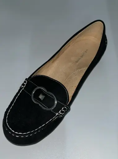 [Liz Claiborne Womens Antonia Loafers - BLACK 8 1/2 MEDIUM] Mocasines Antonia Para Mujer De Liz Claiborne - Negro 8 1/2 Mediano | 198272195071 TRG188383921