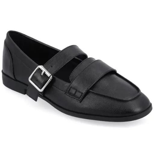 [Journee Collection Womens Caspian Loafers - BLACK 10 MEDIUM] Mocasines Caspian Para Mujer De La Colección Journee - Negro 10 Mediano | 194379728570 TRG188552232