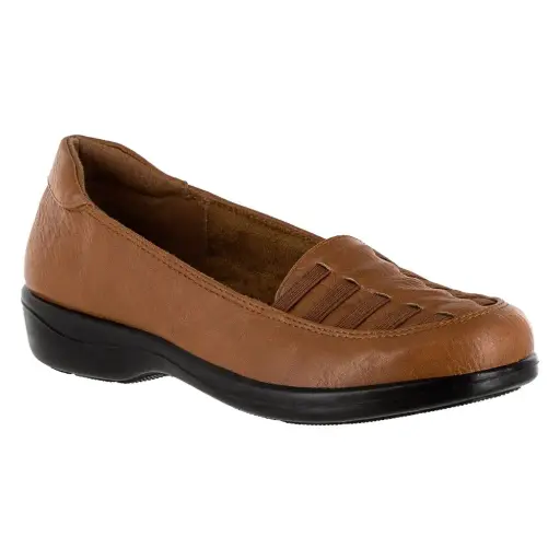 [Easy Street Womens Genesis Loafers - Tobacco 7 1/2 Narrow] Mocasines Genesis Para Mujer De Easy Street - Tabaco 7 1/2 Estrecho | TRG192811848