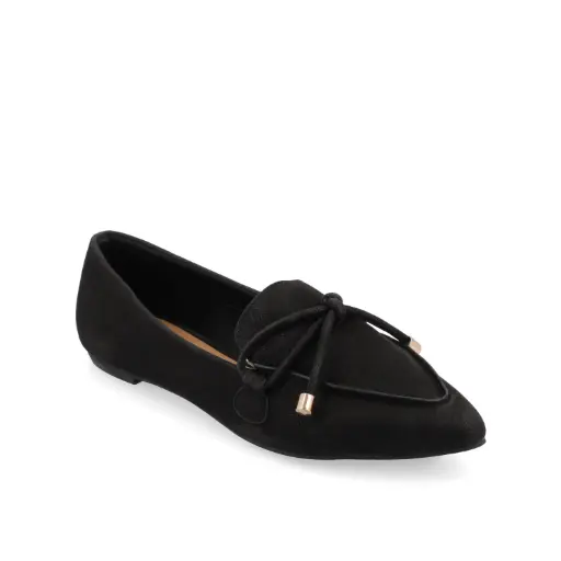 [Journee Collection Womens Muriel Loafers - Black 7 Medium] Mocasines Muriel Para Mujer De La Colección Journee - Negro, Talla 7 Mediana | 52574810196 TRG188381924