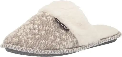 [Muk Luks FRIDA - Ebony Grey Large] Muk Luks Frida - Gris Ébano Grande | 33977407046 TRG187861149