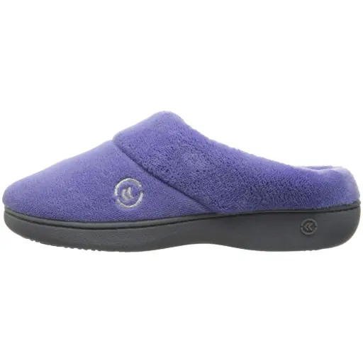 [Isotoner Womens Slip-On Slippers - DEEP PERIWINKLE 9-10] Pantuflas Isotoner Para Mujer - Color Periwinkle Oscuro 9-10 | 22653317649 TRG188556595