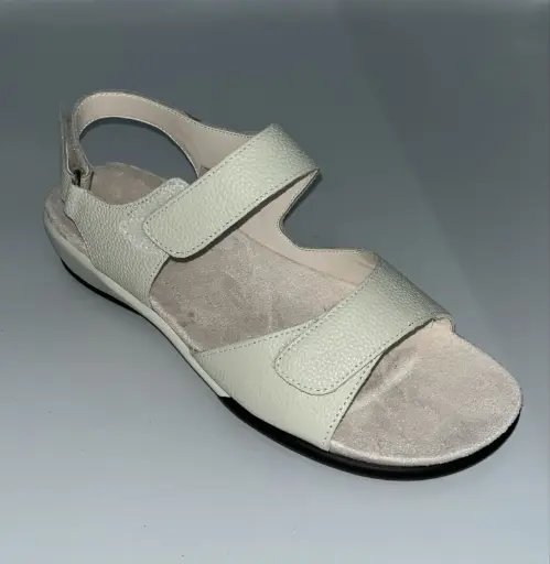 [Easy Spirit Womens Hartwell Wedge Sandals - WHITE 7 1/2 MEDIUM] Sandalias De Cuña Hartwell Para Mujer Easy Spirit - Blanco 7 1/2 Mediano | TRG185054776