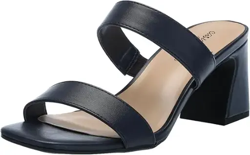 [Easy Street Womens Clovelle Heeled Sandals - NAVY 7 MEDIUM] Sandalias De Tacón Clovelle Para Mujer De Easy Street - Azul Marino 7 Mediano | 196371461844 TRG187861461