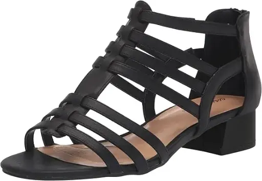 [Easy Street Womens Cole Heeled Sandals - NAVY 11 MEDIUM] Sandalias De Tacón Cole Para Mujer De Easy Street - Azul Marino 11 Mediano | TRG180841849