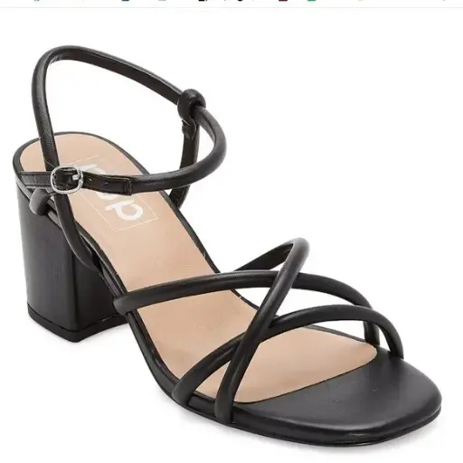 [Pop Womens Agreeable Heeled Sandals - BLACK 10 MEDIUM] Sandalias De Tacón Cómodo Para Mujer Pop - Negro 10 Mediano | 885044264409 TRG187600781