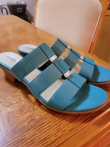 [East Fifth East 5Th Womens Elsie Heeled Sandals - TEAL 8 1/2 MEDIUM] Sandalias De Tacón Elsie Para Mujer De East Fifth East 5Th - Verde Azulado 8 1/2 Mediano | R1N000000Tw6C2 TRG188552699