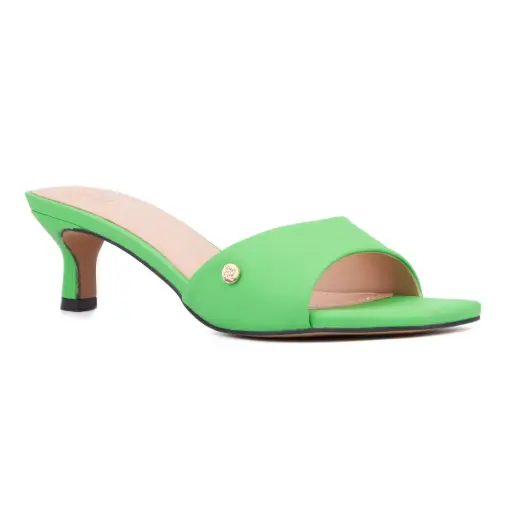 [New York & Company Womens Gaia Heeled Sandals - GREEN 8 MEDIUM] Sandalias De Tacón Gaia Para Mujer De New York & Company - Verde 8 Mediano | 193871648058 TRG188552532