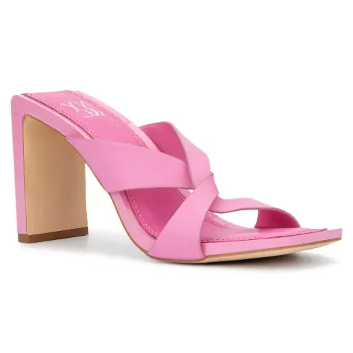 [New York & Company Womens Inna Heeled Sandals - PINK 7 MEDIUM] Sandalias De Tacón Inna Para Mujer De New York & Company - Rosa 7 Mediano | 193871317183 TRG187600827