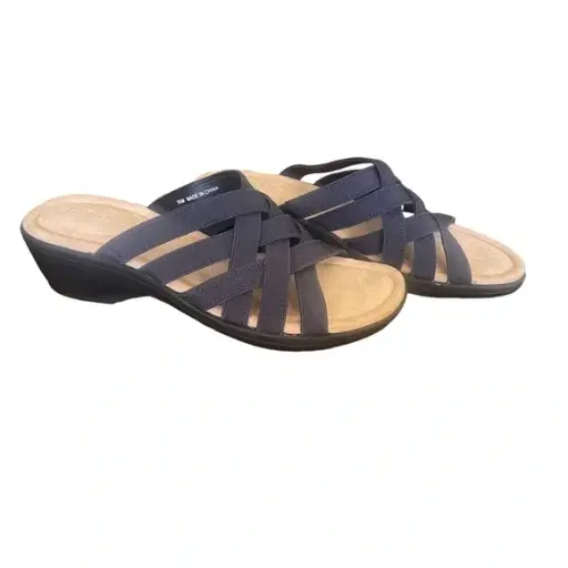 [East Fifth East 5Th Womens Irene Heeled Sandals - NAVY 6 MEDIUM] Sandalias De Tacón Irene Para Mujer De East Fifth East 5Th - Azul Marino 6 Mediano | 198272137620 TRG188552407