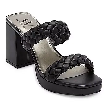 [Worthington Womens Lenning Heeled Sandals - BLACK 7 MEDIUM] Sandalias De Tacón Worthington Lenning Para Mujer - Negro 7 Mediano | R1N0000007Fs61 TRG187804262