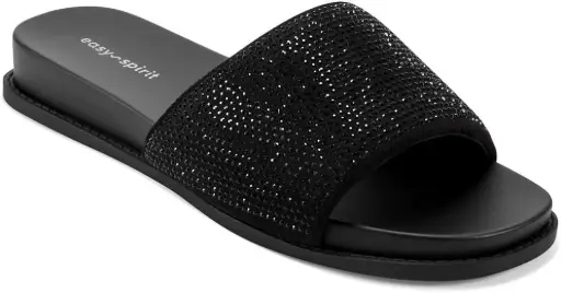 [Easy Spirit Womens Torin2 Slide Sandals - BLACK 10 MEDIUM] Sandalias Easy Spirit Torin2 Para Mujer - Negro 10 Mediano | 196825500099 TRG187797207