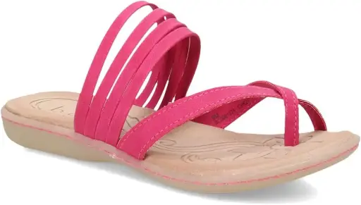 [Boc Womens Alisha Flat Sandals - PINK 10 MEDIUM] Sandalias Planas Boc Alisha Para Mujer - Rosa 10 Mediano | 192466529710 TRG188575219