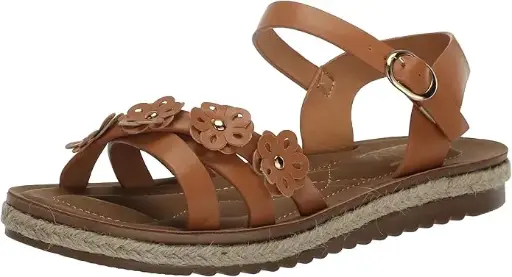 [Yoki Womens Alberta Flat Sandals - CAMEL 10 MEDIUM] Sandalias Planas Yoki Alberta Para Mujer - Camel 10 Medium | 194675272661 TRG188371906