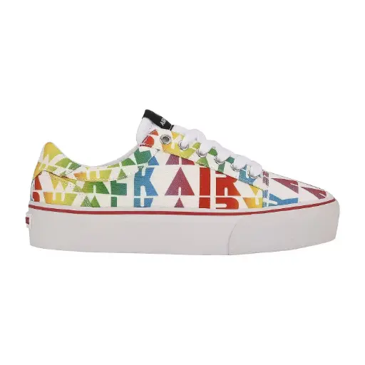 [Airwalk Alya Womens Sneakers - RAINBOW PRINT 8 1/2 MEDIUM] Zapatillas Airwalk Alya Para Mujer - Estampado Arcoíris 8 1/2 Mediano | 196301506096 TRG188371795