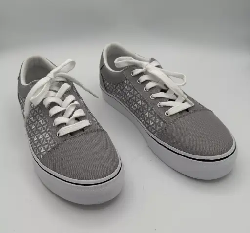 [Airwalk Alya Womens Sneakers - GREY WHITE 9 MEDIUM] Zapatillas Airwalk Alya Para Mujer - Gris Blanco 9 Mediano | 196496129483 TRG187601074