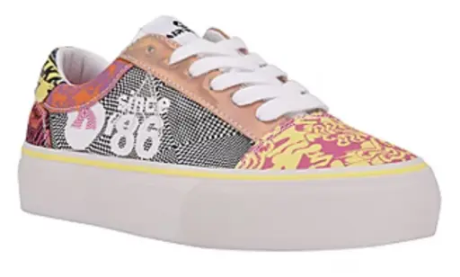 [Airwalk Alya Womens Sneakers - BLACK MULTI 10 MEDIUM] Zapatillas Airwalk Alya Para Mujer - Negro Multicolor 10 Mediano | 196301506263 TRG187600970