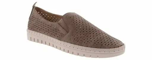 [Easy Street Fresh Womens Sneakers - BROWN MATTE 9 1/2 WIDE] Zapatillas Deportivas Easy Street Fresh Para Mujer - Marrón Mate 9 1/2 Ancho | TRG191655123