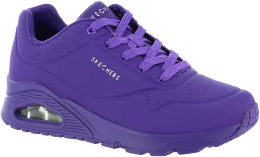 [Skechers Uno Night Shades Womens Sneakers - PURPLE 8 1/2 MEDIUM] Zapatillas Skechers Uno Night Shades Para Mujer - Púrpura 8 1/2 Mediana | TRG192805540