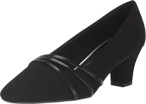 [Easy Street Women's Cristiny Pump, Black Lamy, 9] Zapatos De Salón Cristiny Para Mujer De Easy Street, Color Negro Lamy, Talla 9 | 196371363438 TRG187602833