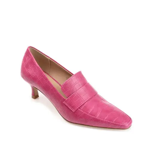 [Journee Collection Womens Celina Kitten Heel Pumps - Fuchsia 10 Medium] Zapatos De Tacón Bajo Celina Para Mujer De La Colección Journee - Fucsia, Talla 10 Mediana | TRG185045056