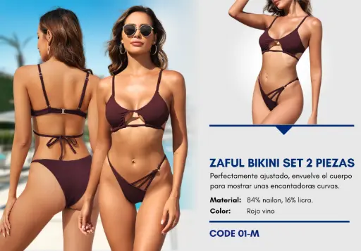 [Traje de Baño Para Mujer Medium Elite Swim M-01] Traje de Baño Para Mujer Medium Elite Swim M-01