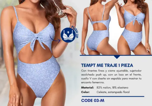 [Traje de Baño Para Mujer Medium Elite Swim M-03] Traje de Baño Para Mujer Medium Elite Swim M-03