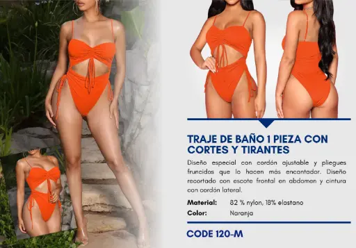 [Traje de Baño Para Mujer Medium Elite Swim M-120] Traje de Baño Para Mujer Medium Elite Swim M-120