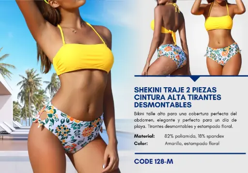 [Traje de Baño Para Mujer Medium Elite Swim M-128] Traje de Baño Para Mujer Medium Elite Swim M-128