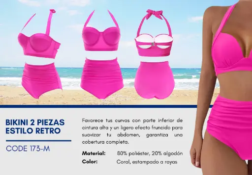 [Traje de Baño Para Mujer Medium Elite Swim M-173] Traje de Baño Para Mujer Medium Elite Swim M-173