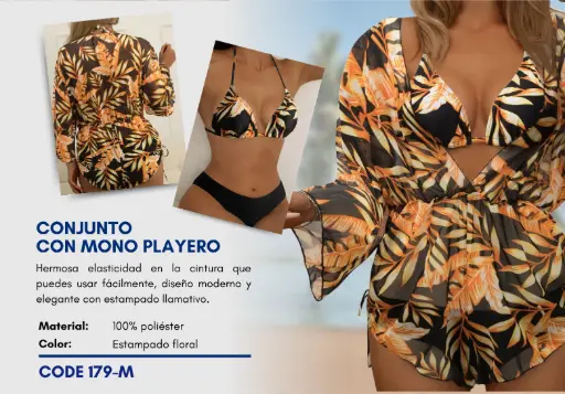 [Traje de Baño Para Mujer Medium Elite Swim M-179] Traje de Baño Para Mujer Medium Elite Swim M-179