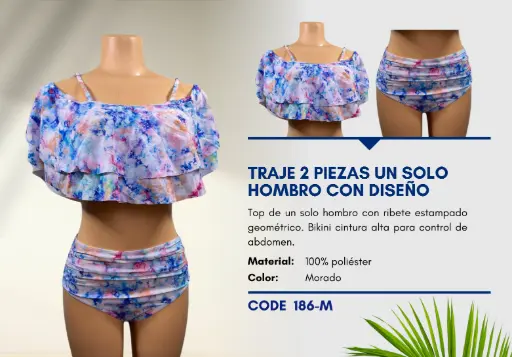 [Traje de Baño Para Mujer Medium Elite Swim M-186] Traje de Baño Para Mujer Medium Elite Swim M-186