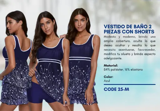 [Traje de Baño Para Mujer Medium Superior Swim M-25] Traje de Baño Para Mujer Medium Superior Swim M-25